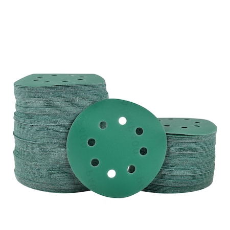 Legit Grit 5 inch Sand paper Disc, 8-Hole, 400 Grit, 150PK LG5-8400-150